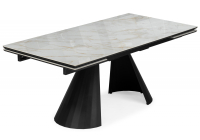 Керамический стол Woodville Шелтон 180(260) carla larkin / черный