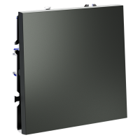 Выключатель встраиваемый одноклавишный Voltum S70, титан, VLS010106