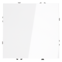 Выключатель с самовозвратом одноклавишный Voltum S70, белый глянцевый, VLS010601