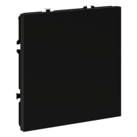 Заглушка с суппортом Voltum S70, черный матовый, VLS080108