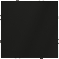 Перекрестный переключатель одноклавишный Voltum S70, черный матовый, VLS010508