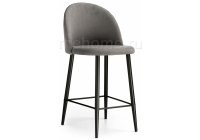 Барный стул Woodville Амизуре темно-серый / черный матовый