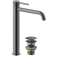 Смеситель для раковины высокий Lemark Beluga LMF-8015B-GM