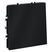 Выключатель встраиваемый одноклавишный Voltum S70, графит, VLS010107