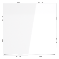 Выключатель встраиваемый одноклавишный с подсветкой Voltum S70, белый глянцевый, VLS010201