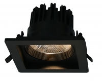 Светильник встраиваемый потолочный светодиодный Arte Lamp A7018PL-1BK