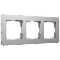 Рамка из металла на 3 поста Werkel Platinum W0032606 алюминий