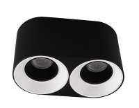 Накладной точечный светильник Denkirs Rodvig DK3096-BW+BK