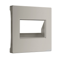 Накладка для двойной розетки Еthernet RJ-45 Werkel W1291104 дымчатый