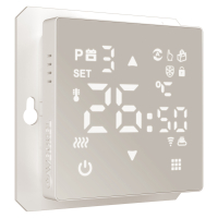 Умный сенсорный терморегулятор  для теплого пола Werkel W1151217 дымчатый