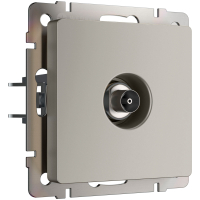 ТВ-розетка оконечная Werkel W1283004 дымчатый