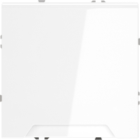 Розетка встраиваемая с крышкой VOLTUM S70, белый глянцевый, VLS040301