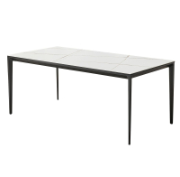 Стол обеденный ESF DT-2010 белая керамика MR35 (180)