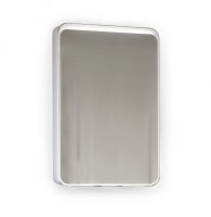 Зеркальный шкаф Raval Pure 60 белый с подсветкой универсальный