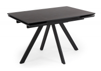 Керамический стол Notta Вилли 120(180) shakespeare black / черный