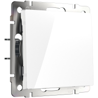 Перекрестный выключатель одноклавишный Werkel W1113001 белый