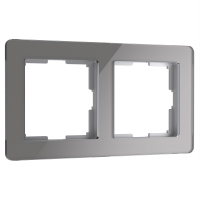 Рамка из акрила на 2 поста Werkel Acrylic W0022704 графит