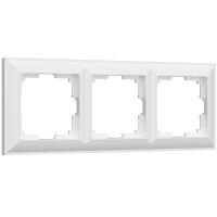 Рамка из пластика на 3 поста Werkel Fiore W0032201 белый