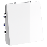 Вывод кабеля Voltum S70, белый глянцевый, VLS080201