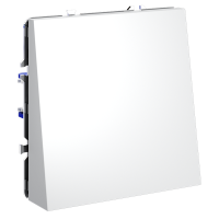 Вывод кабеля Voltum S70, белый матовый, VLS080202