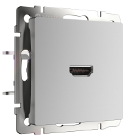 Розетка HDMI Werkel WL06-60-11 серебряный