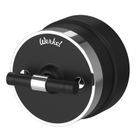 Переключатель/выключатель одноклавишный накладной Werkel Vintage W5812051 черный матовый/хром