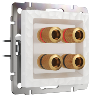 Акустическая розетка Werkel Hammer W1285001 белый