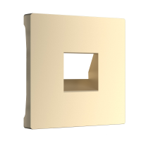 Накладка для телефонной розетки RJ-11 Werkel W1192011 шампань