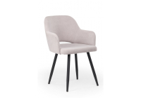 Стул на металлокаркасе Notta Эолин светло-серый / черный