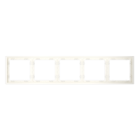 Рамка пластиковая на 5 постов Voltum S70 VLS100513, хлопок