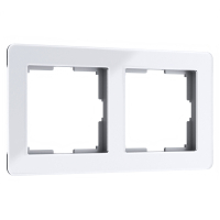 Рамка из акрила на 2 поста Werkel Acrylic W0022701 белый
