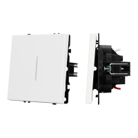 Выключатель одноклавишный проходной с подсветкой Arlight Nobe 054236 белый