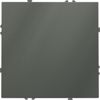 Проходной переключатель одноклавишный Voltum S70, титан, VLS010306