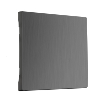 Клавиша для выключателя перекрестного Werkel W1119004 графит рифленый