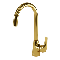 WasserKraft Sauer 7107 смеситель для кухни, золото