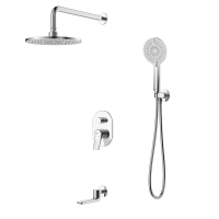 Смеситель для ванны и душа встраиваемый Lemark Ortus LM11322C