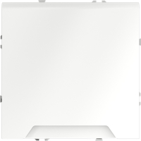 Розетка встраиваемая с крышкой VOLTUM S70, белый матовый, VLS040302