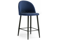 Барный стул Woodville Амизуре темно-синий / черный матовый
