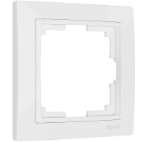 Рамка из поликарбоната на 1 пост Werkel Snabb Basic W0012001 белый