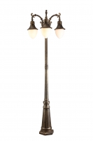 Столб уличный Arte Lamp A1317PA-3BN