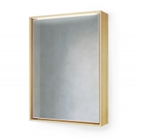 Зеркальный шкаф Raval Frame 60 дуб сонома с подсветкой