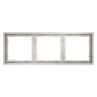 Рамка пластиковая на 3 поста Voltum S70, кашемир, VLS100303