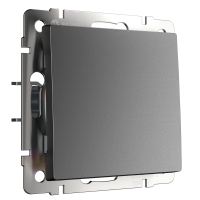 Выключатель одноклавишный Werkel W1110064 графит матовый