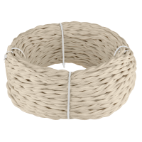 Ретро кабель витой  3х1,5 песочный 50 м Werkel W6453546