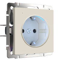 Розетка с подсветкой Werkel W1171462 айвори матовый