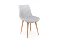 Стул деревянный Notta Седа светло-серый / светлое дерево