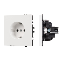 Розетка с заземлением Arlight Nobe 054276 белый