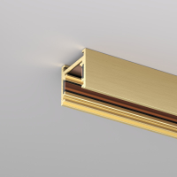 Шинопровод трековый однофазный Denkirs Shine Base TR5710-SB, латунь