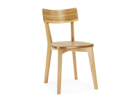 Стул деревянный Woodville Линда жесткое сидение дуб / вивид дуб