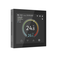 Умный сенсорный терморегулятор с LCD дисплеем Werkel W1851108 черный